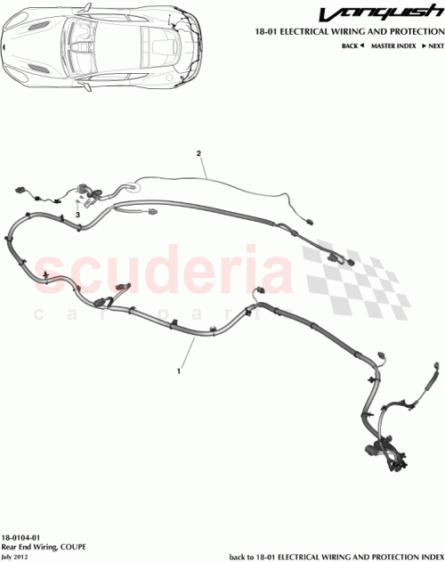 Part Diagram for Aston Martin CD33-14A227-AD