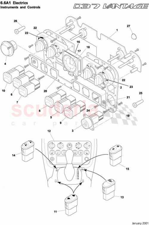 Part Diagram for Aston Martin 37-124362-AA