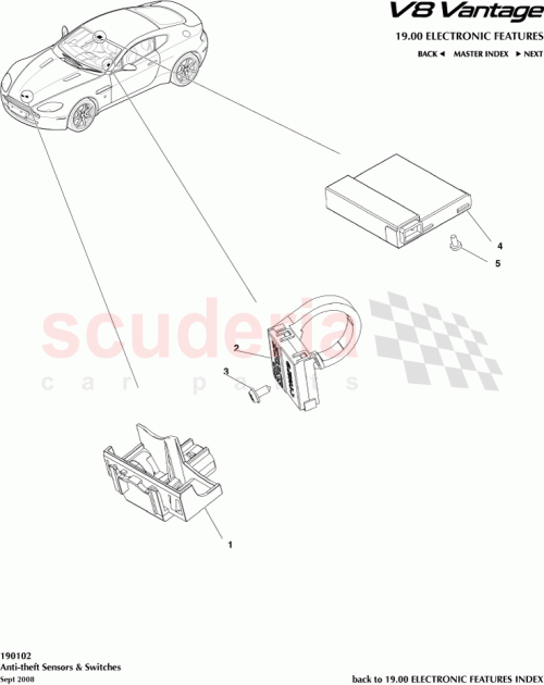 Part Diagram for Aston Martin 4G437793DA