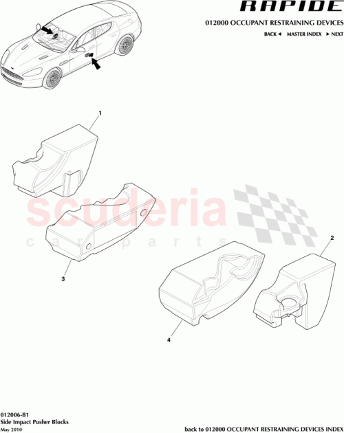Part Diagram for Aston Martin AD43-237B60-AA