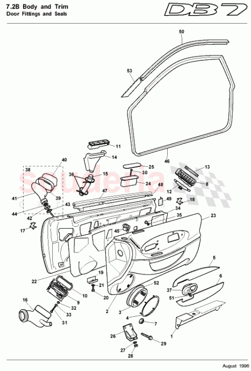 Part Diagram for Aston Martin 83-84935