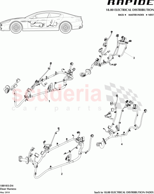 Part Diagram for Aston Martin AD43-14631-DC