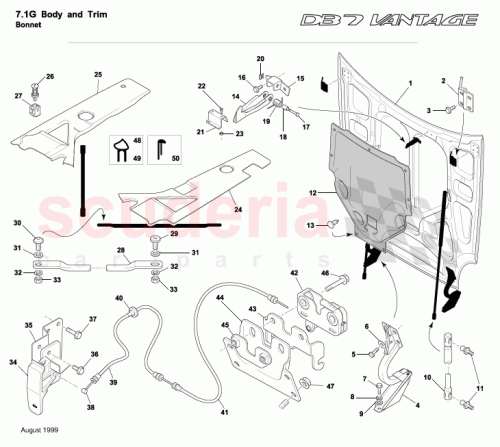 Part Diagram for Aston Martin 64-124014-AA