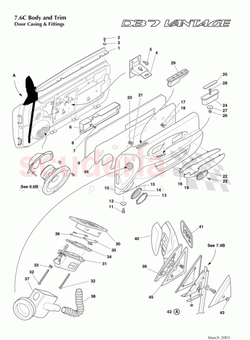 Part Diagram for Aston Martin 83-82346