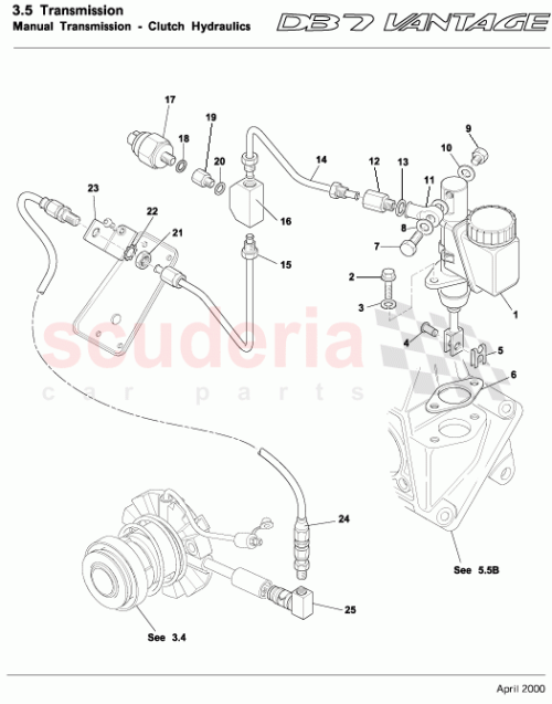 Part Diagram for Aston Martin 33-80240