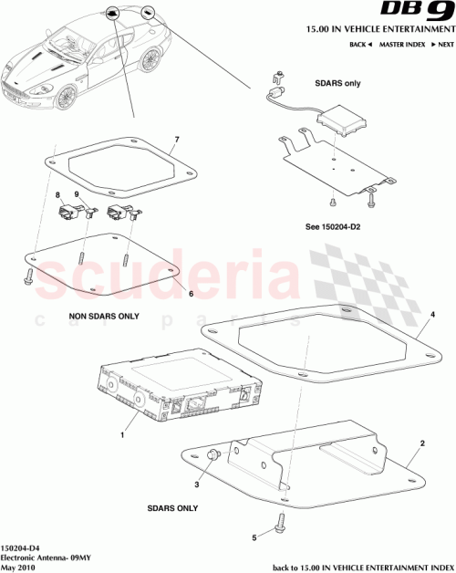 Part Diagram for Aston Martin 1X4T108101CA