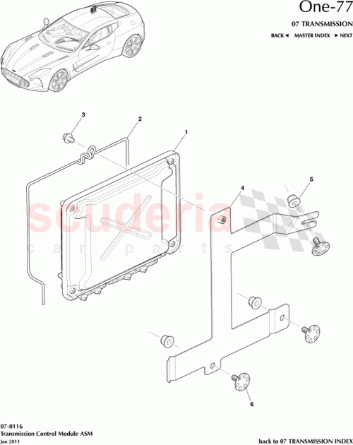 Part Diagram for Aston Martin 12023-03-7348