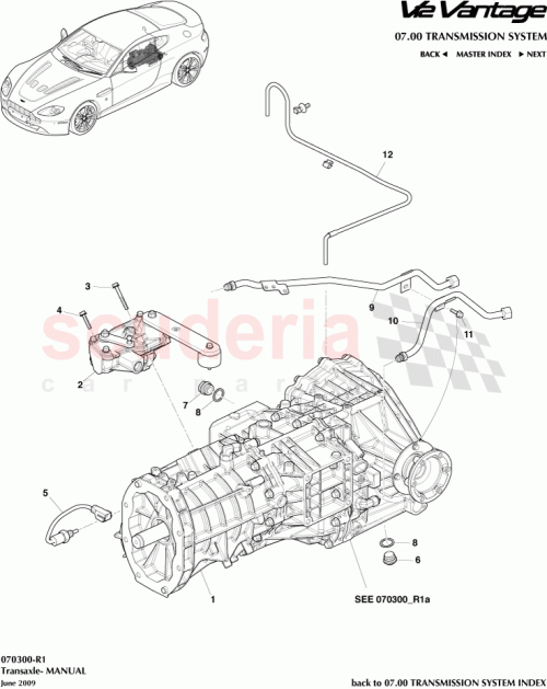 Part Diagram for Aston Martin 91778