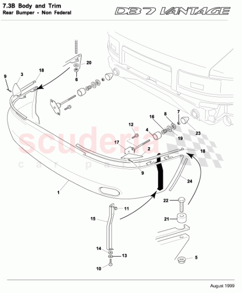 Part Diagram for Aston Martin 72-140089-AA