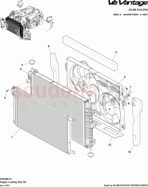 Part Diagram for Aston Martin AD23-F8B170-AB