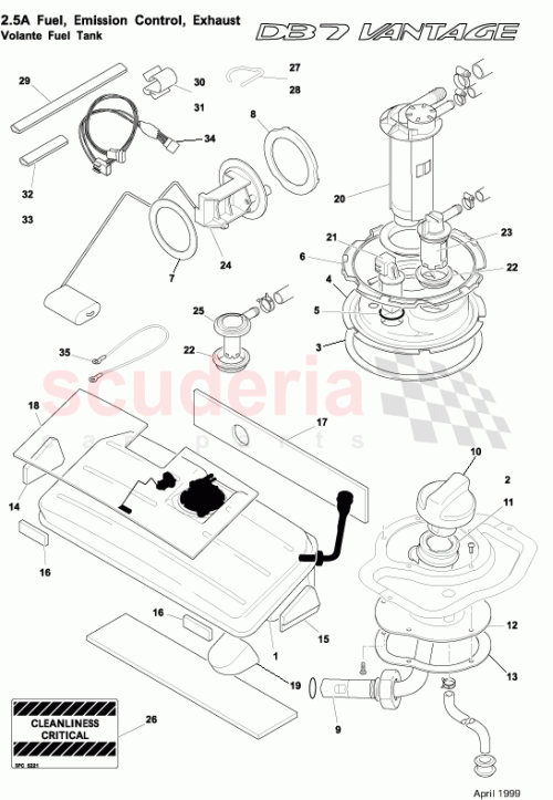 Part Diagram for Aston Martin 34-120914-BB
