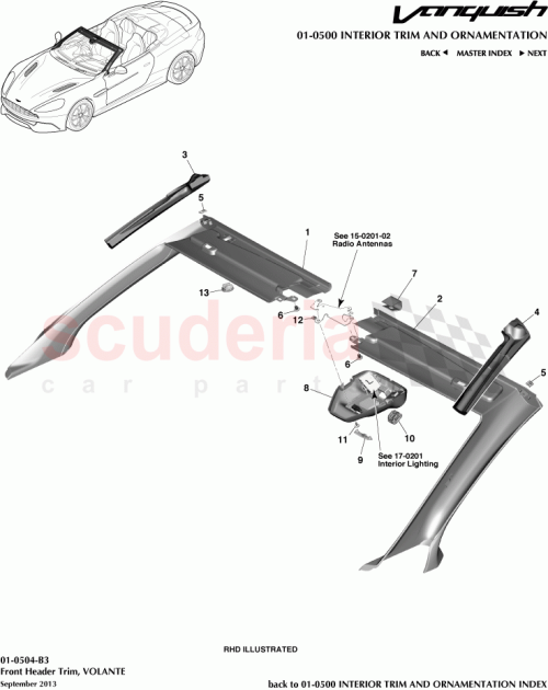 Part Diagram for Aston Martin AG43-19G379-AB