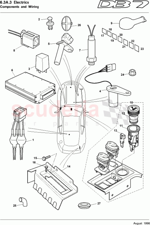 Part Diagram for Aston Martin 697425
