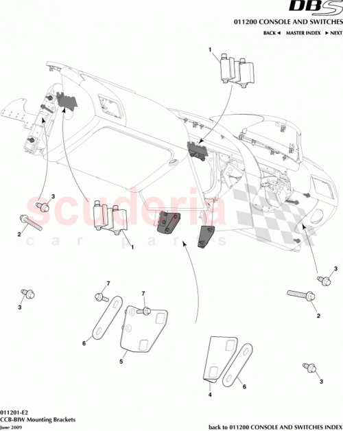 Part Diagram for Aston Martin 6G33-35840-AA
