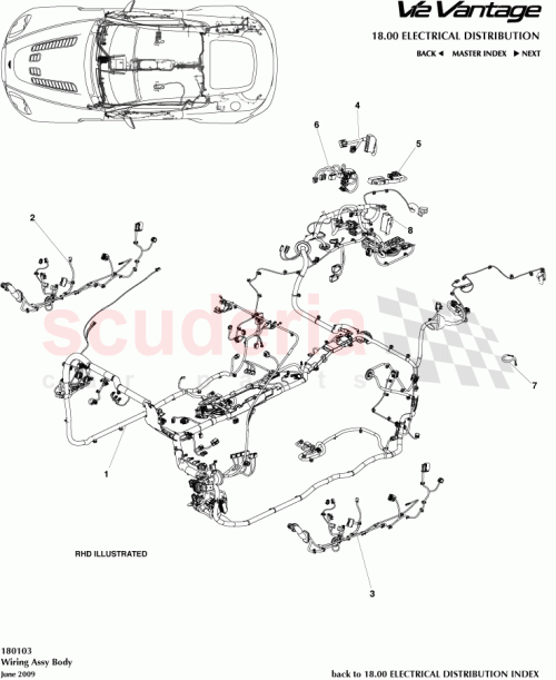 Part Diagram for Aston Martin AG33-9137-NB