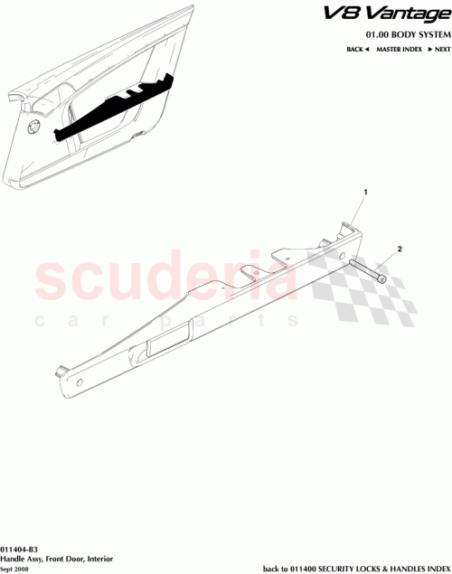 Part Diagram for Aston Martin 6G33-22615-CB
