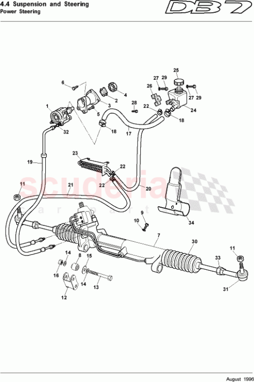 Part Diagram for Aston Martin 24-83423