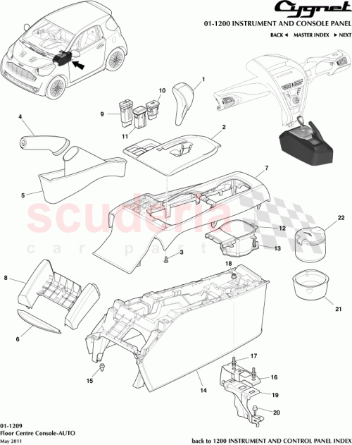 Part Diagram for Aston Martin AY2Y-045A67-EA