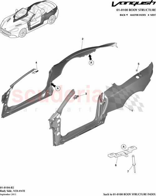 Part Diagram for Aston Martin GD33-L27846-AA