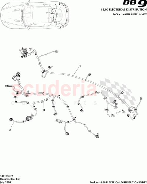Part Diagram for Aston Martin AG43-15B484-AA