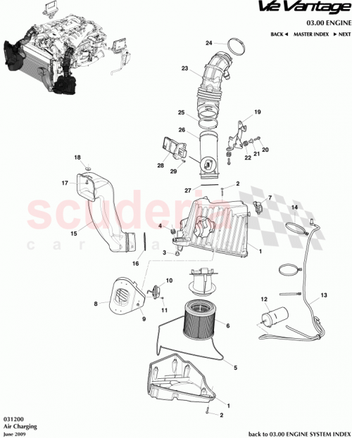 Part Diagram for Aston Martin 8D33-5F006-AA