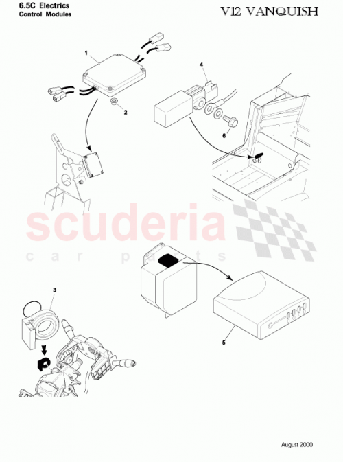 Part Diagram for Aston Martin 6R1319250DA