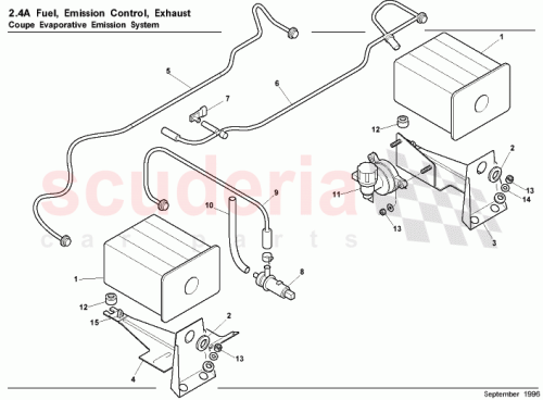Part Diagram for Aston Martin 42111146AA