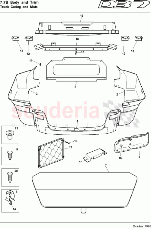 Part Diagram for Aston Martin 697554