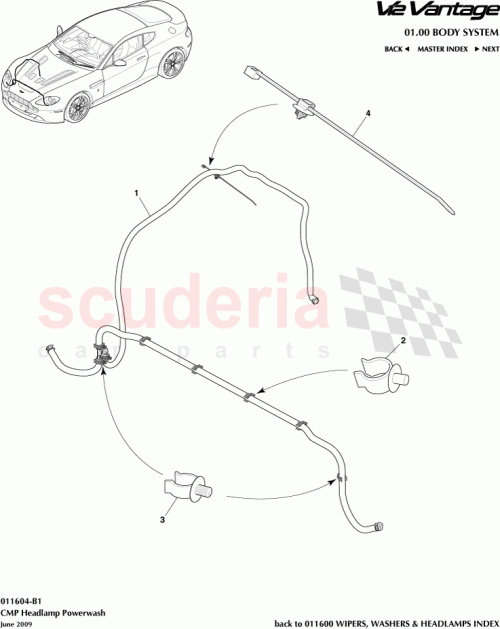Part Diagram for Aston Martin AD23-13C100-AB