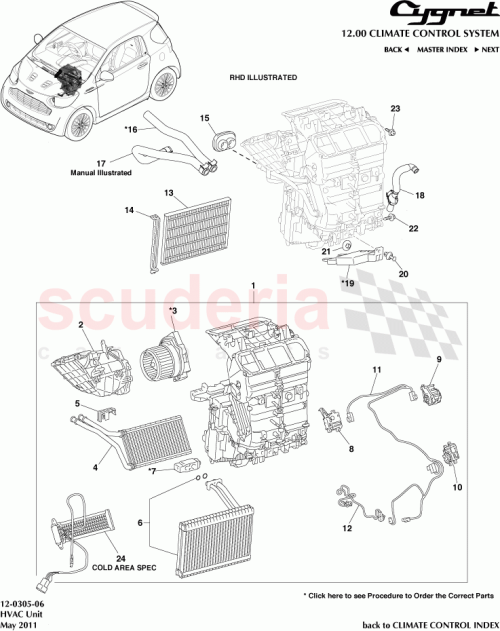 Part Diagram for Aston Martin 87103-74041