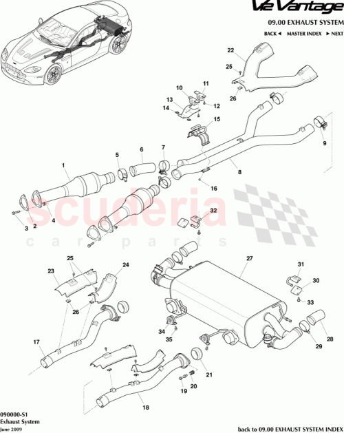 Part Diagram for Aston Martin 6G33-5220-FB
