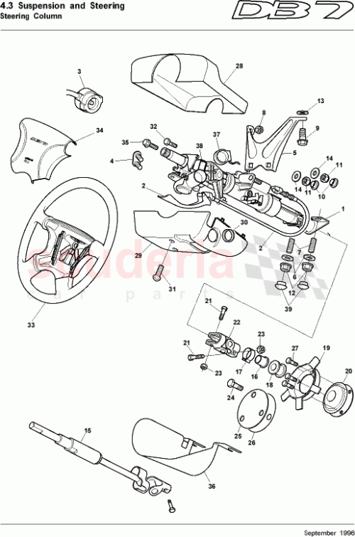 Part Diagram for Aston Martin 25-83962