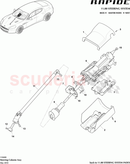 Part Diagram for Aston Martin AD433C695AAW
