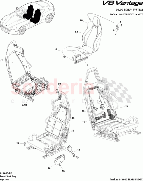 Part Diagram for Aston Martin 6G33-60137-ABW