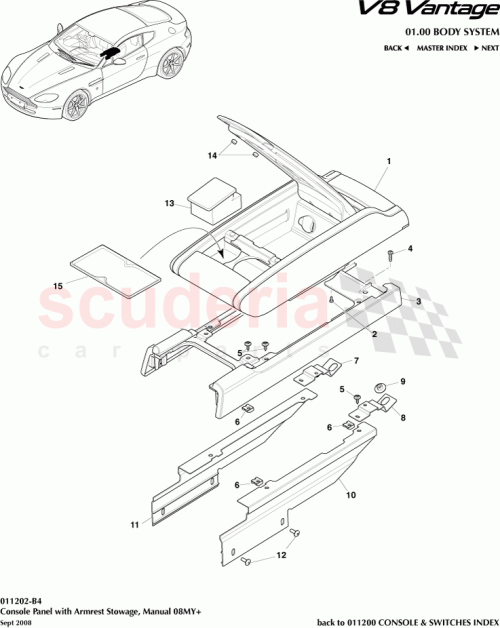 Part Diagram for Aston Martin 9G33-C045C76-ABW