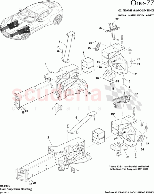 Part Diagram for Aston Martin 12023-09-6144