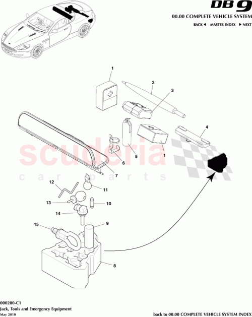 Part Diagram for Aston Martin 4R12126238AA
