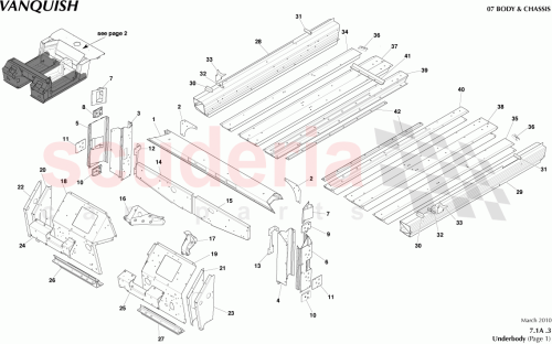 Part Diagram for Aston Martin 3R12-165718-AB