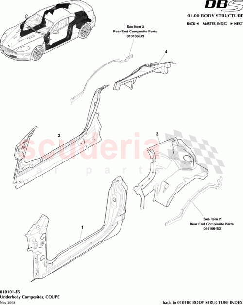 Part Diagram for Aston Martin 8D33C20413AE