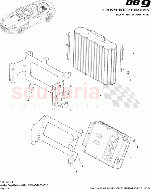 Part Diagram for Aston Martin 9G43-19C126-BC