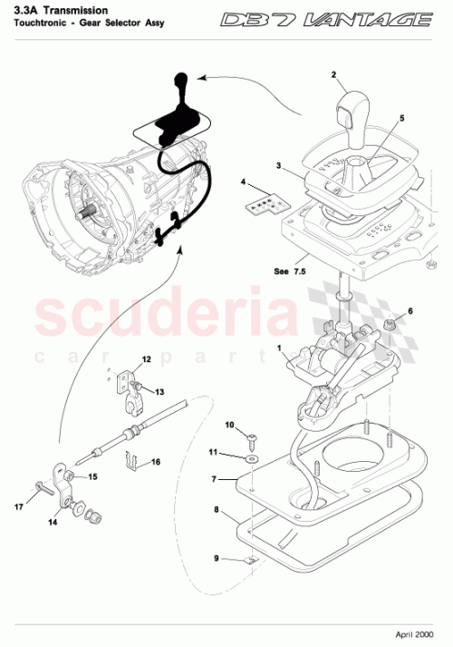 Part Diagram for Aston Martin 80-123559-AA