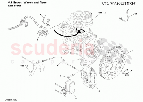 Part Diagram for Aston Martin 1R12-28-10428-PK