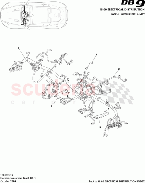 Part Diagram for Aston Martin 9D33-14N003-BB