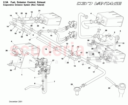 Part Diagram for Aston Martin 34122237AA