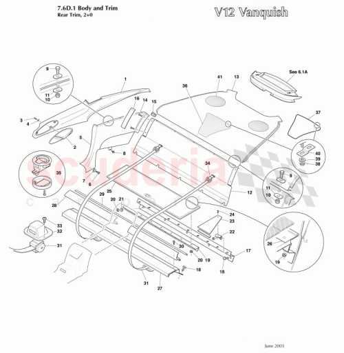 Part Diagram for Aston Martin 5R13-46668-BAW