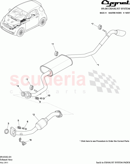 Part Diagram for Aston Martin 89465-74020