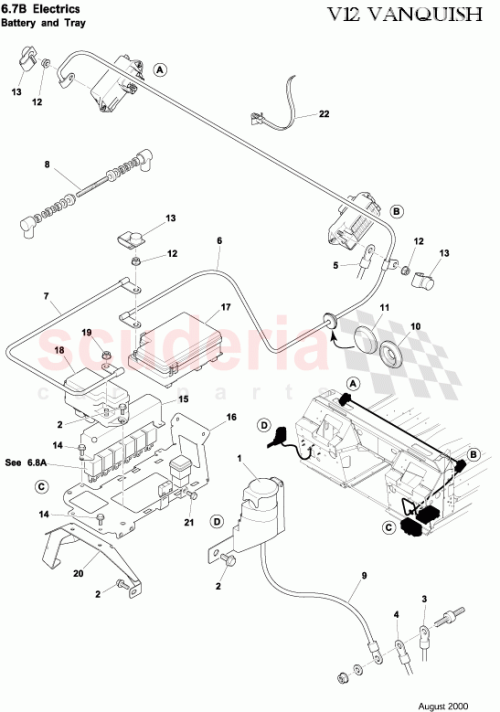 Part Diagram for Aston Martin 1R12-371962-AD
