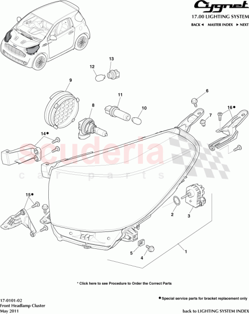 Part Diagram for Aston Martin 90183-06030