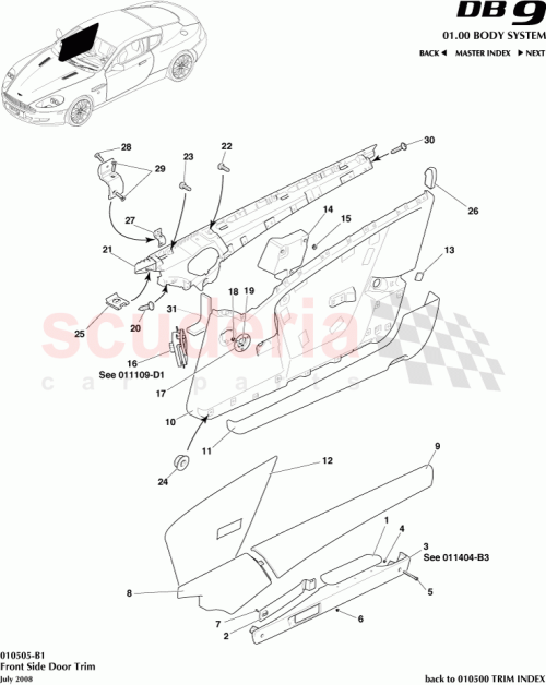 Part Diagram for Aston Martin 4G4323943HBW