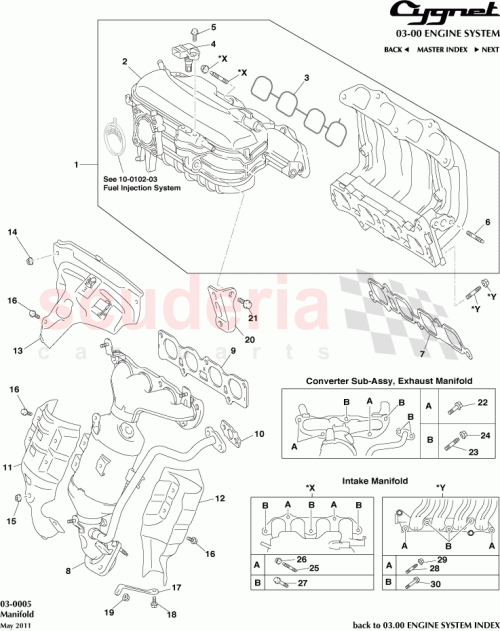Part Diagram for Aston Martin 94151-80841